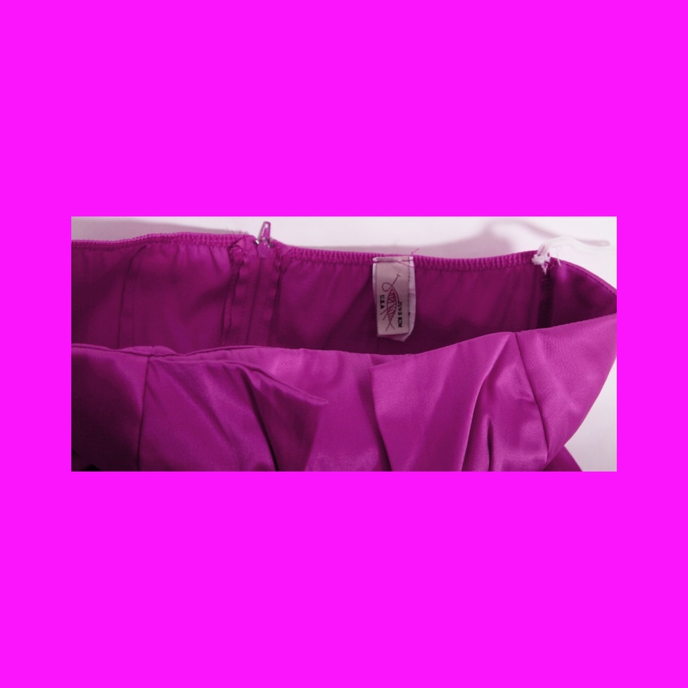 Sexy Fucshia Strapless Dress - Picture 2 of 4